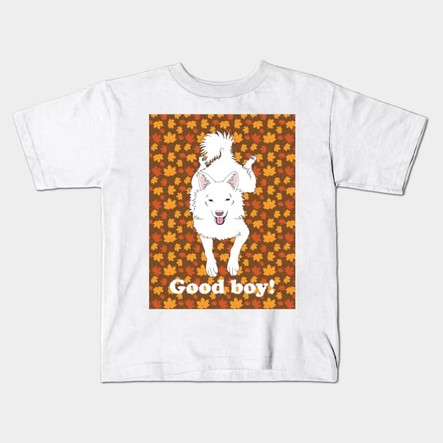 White good boy Kids T-Shirt by SDPP